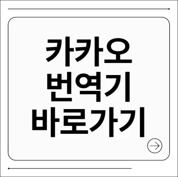 카카오 번역기
