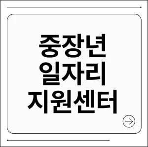 중장년 일자리 지원센터